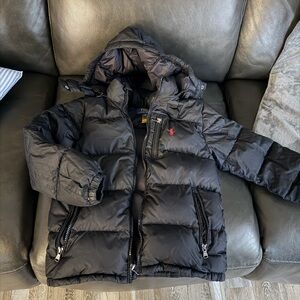 Polo by Ralph Lauren Black Puffer Jacket for Kids